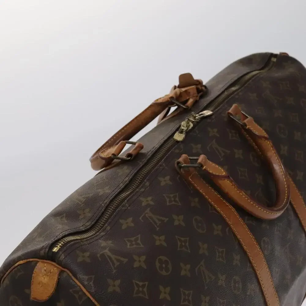 LOUIS VUITTON Monogram Keepall 55 Boston Bag M41424